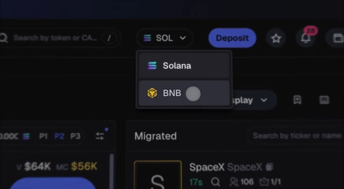 Axiom Exchange Drops BNB Support: The Trenches Are About to Get Lit